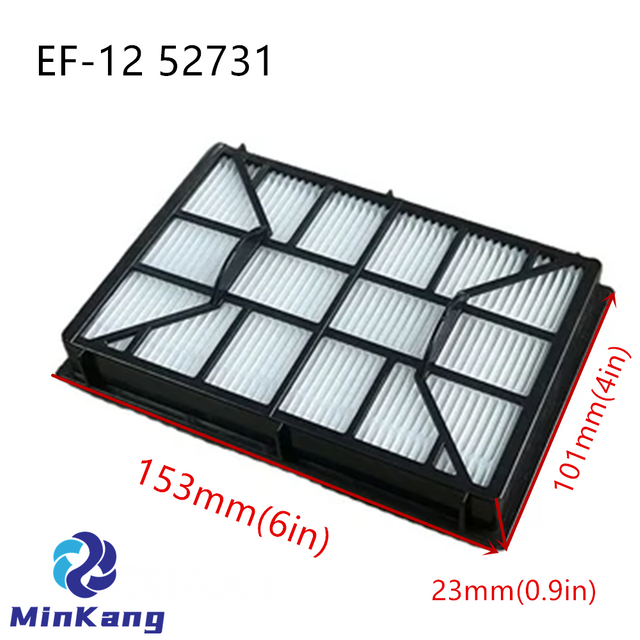 52731 EF-12 Вытяжной воздушный фильтр HEPA Media для пылесосов Kenmore 81615, BC4026 #591021101