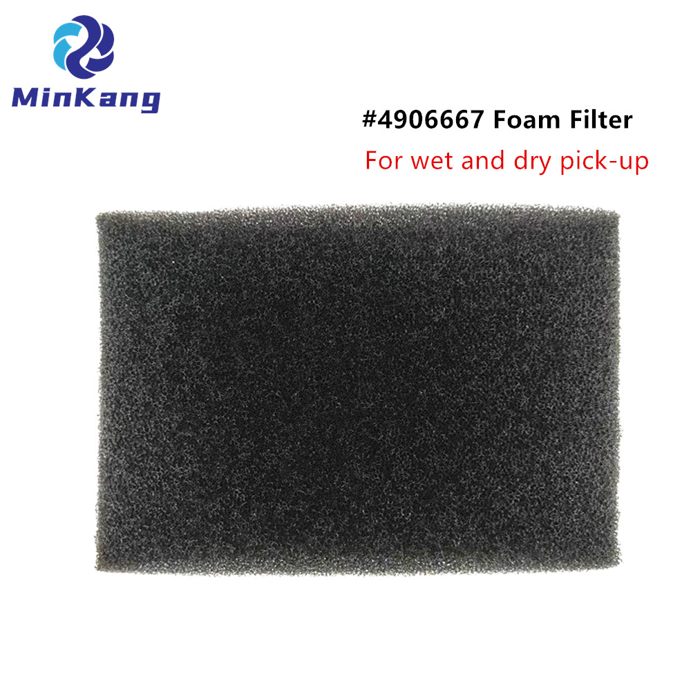 #4906667 Черный поролоновый фильтр для пылесосов с влажной и сухой уборкой Аксессуары