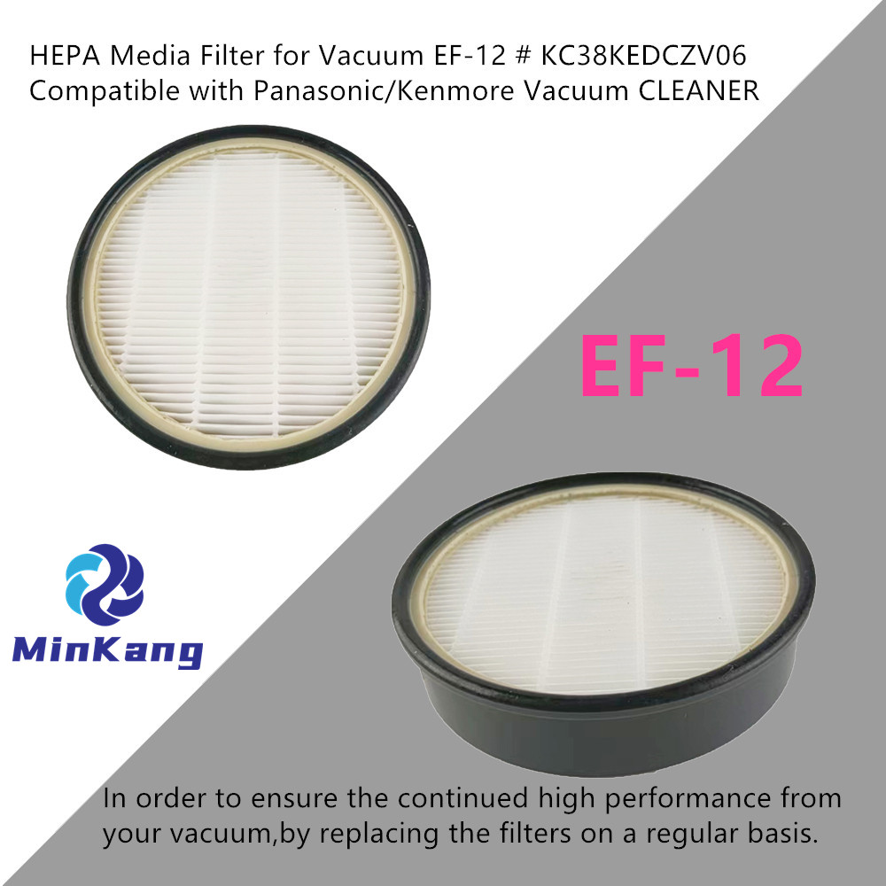 HEPA-фильтр EF-12 для вертикальных пылесосов Kenmore, заменяет деталь № 20-60512 KC38KEDCZV06 60512 (серый + белый)