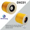 Желтый картриджный HEPA-фильтр DXC01 для оригинального пылесоса KARCHER влажной/сухой уборки WD