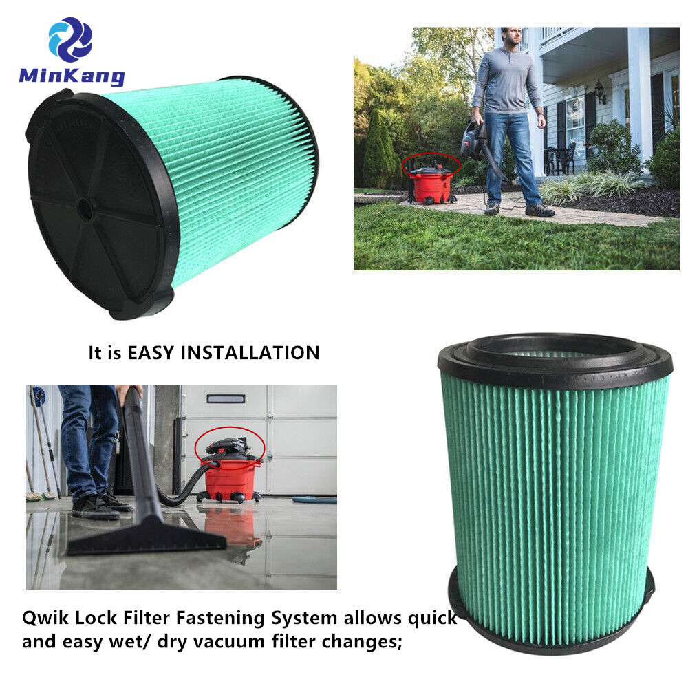 Зеленый 38753 9-38753Картриджный вакуумный HEPA-фильтр для CRAFTSMAN CMXZVBE38753HEPA Media Влажный/сухой вакуумный фильтр