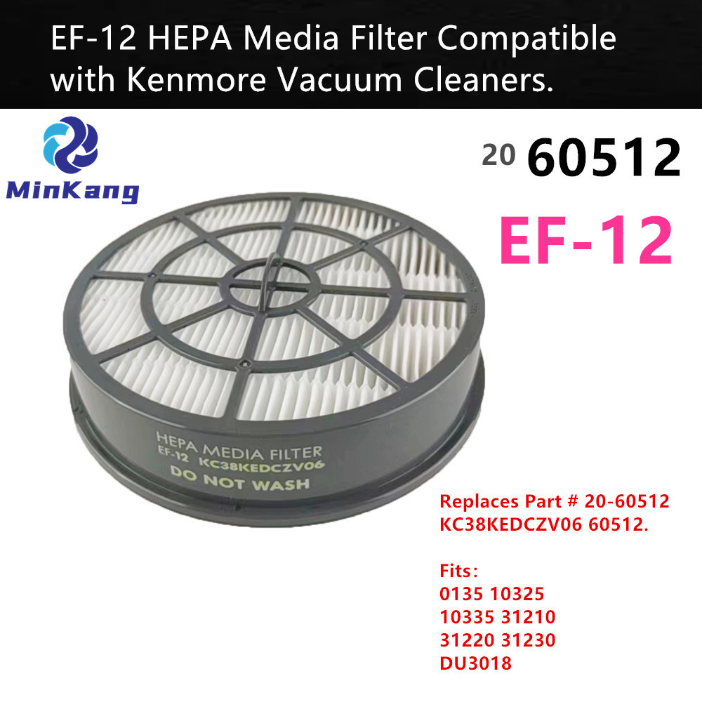 Фильтр HEPA EF-12 для вертикальных пылесосов Kenmore, заменяет деталь № 20-60512 KC38KEDCZV06 60512. 