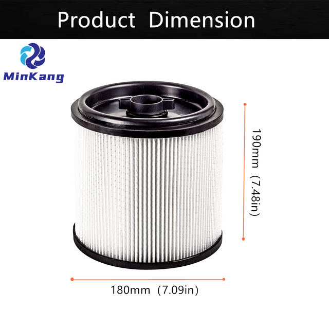 Картриджный фильтр и фиксатор для мелкой пыли VCFH Hepa для DRY PICK-UP Vacmaster