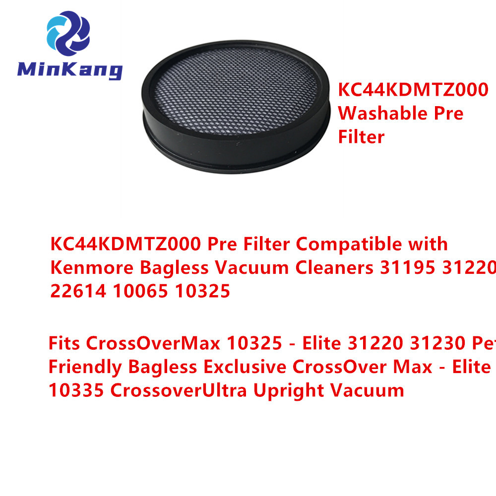 KC44KDMTZ000 Моющийся фильтр предварительной очистки для безмешкового пылесоса Kenmore 31195 31220 CrossOver Max 10325