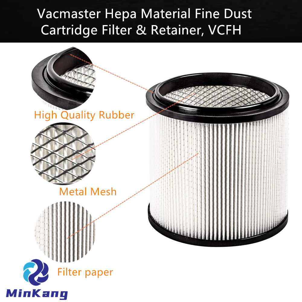 Картриджный фильтр и фиксатор для мелкой пыли VCFH Hepa для DRY PICK-UP Vacmaster