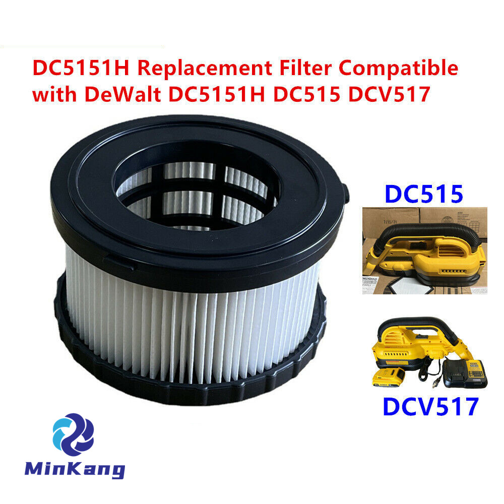 DC5151H Сменный фильтр Hepa Dewalt DC515 и DC517, полгаллона, влажный/сухой