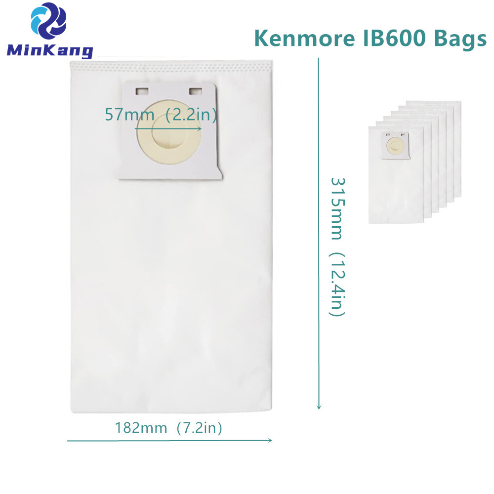 Белые вертикальные вакуумные фильтр-мешки HEPA IB600 для вертикального пылесоса Kenmore Intuition 