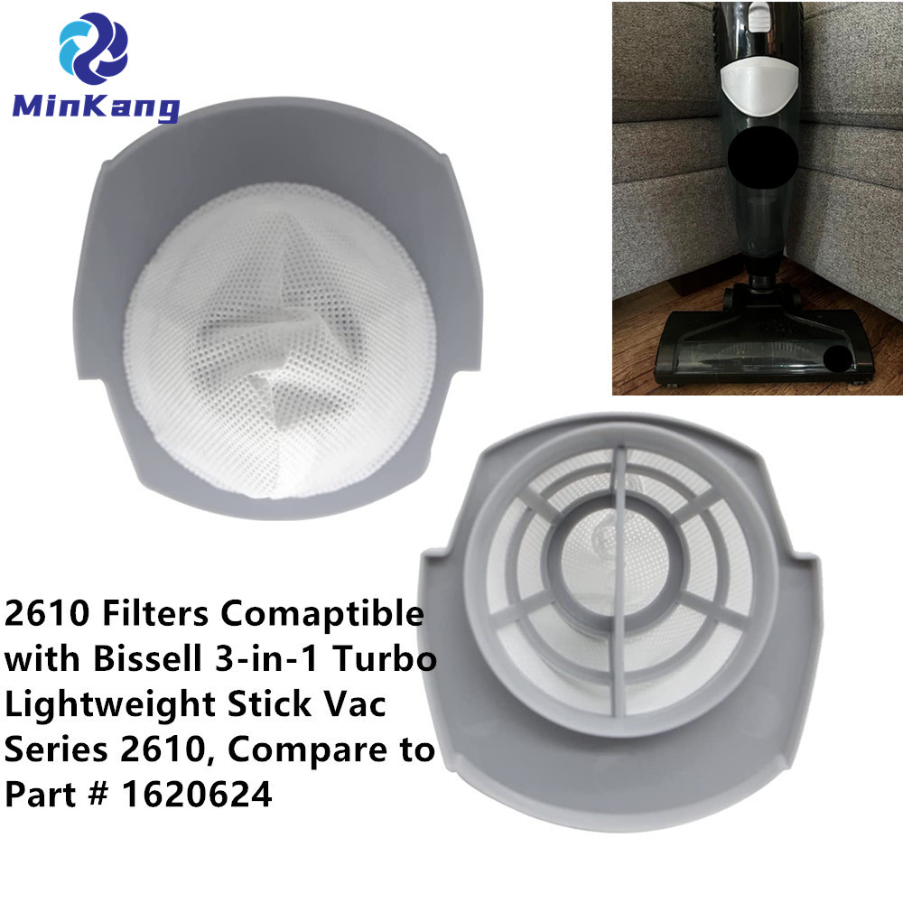  2610 2611 Фильтры для пылесоса Bissell 3-в-1 Turbo Lightweight Stick Vac 1620624