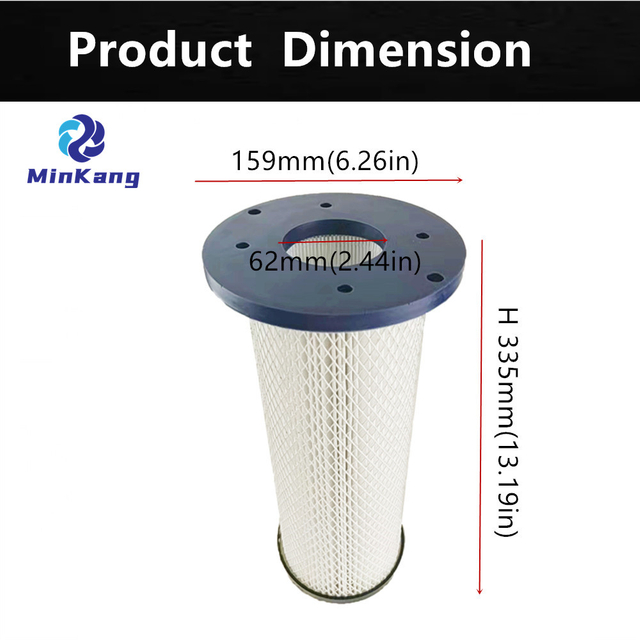 200700070 Вакуумный/экстракторный HEPA-фильтр для моделей Pullman Holt Ermator S-Series S13, S26, S36, S1400 и Bona DCS 70 (белый + синий)