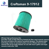 Вакуумный HEPA-фильтр 9-17912 для фильтра пылесоса Craftsman для сухой и влажной уборки емкостью 5 галлонов и больше (зеленый)