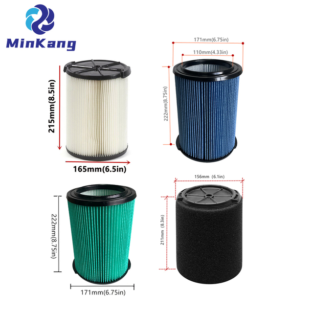 Замена WS21200F WS22200F WS23200F WS24200F Фильтр HEPA для RIDGID 3-20 галлонов мокрый сухой вакуумные детали.