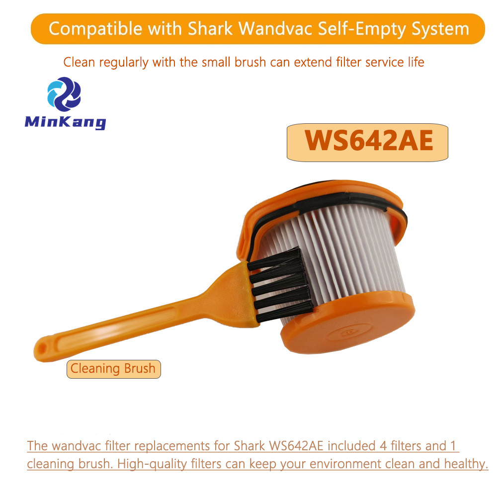 WS642AE Замена фильтра для самоопорожняющейся системы Shark Wandvac WS642AE Сверхлегкий мощный беспроводной пылесос