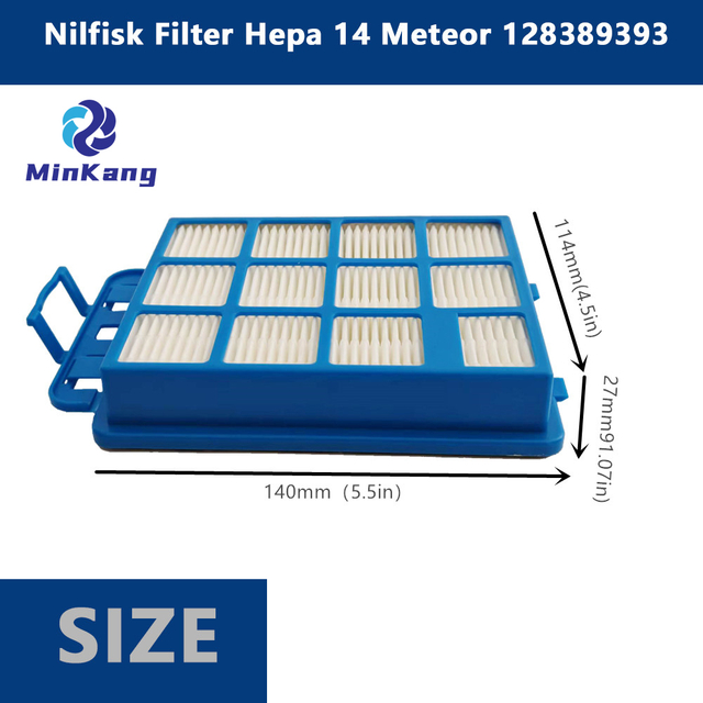 Замена вакуумного HEPA-фильтра для Nilfisk Filter Hepa 14 Meteor 128389393, детали пылесоса