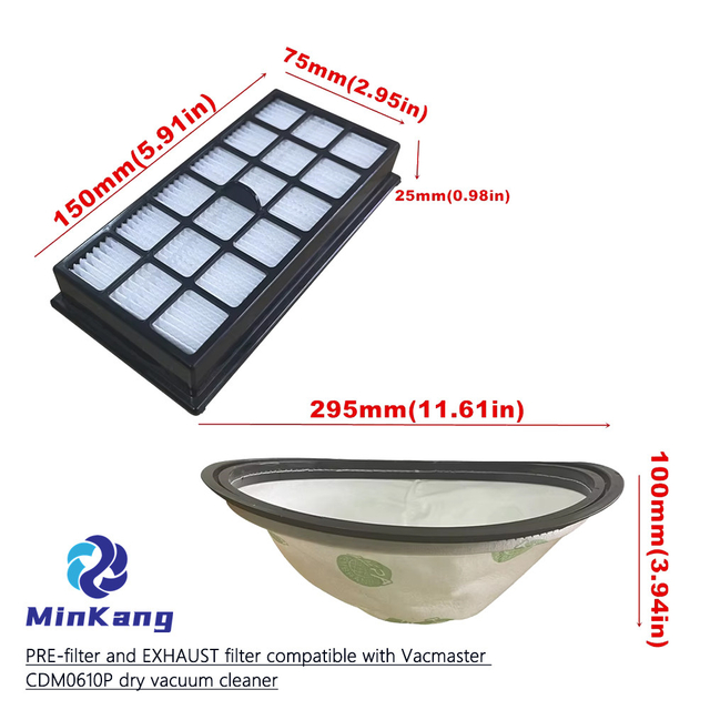 Предварительно фильтр и выхлопная мешка для вакмастера CDM0610P Dry Vacuum Cleamer