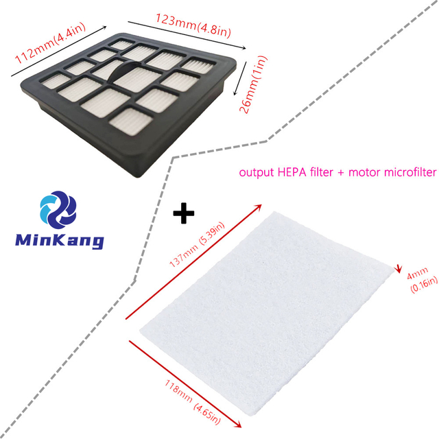 Выходной фильтр двигателя HEPA + для Gorenje 229396/ Zelmer ZVCA335X (A6012014012.0) Вакуумный очиститель 