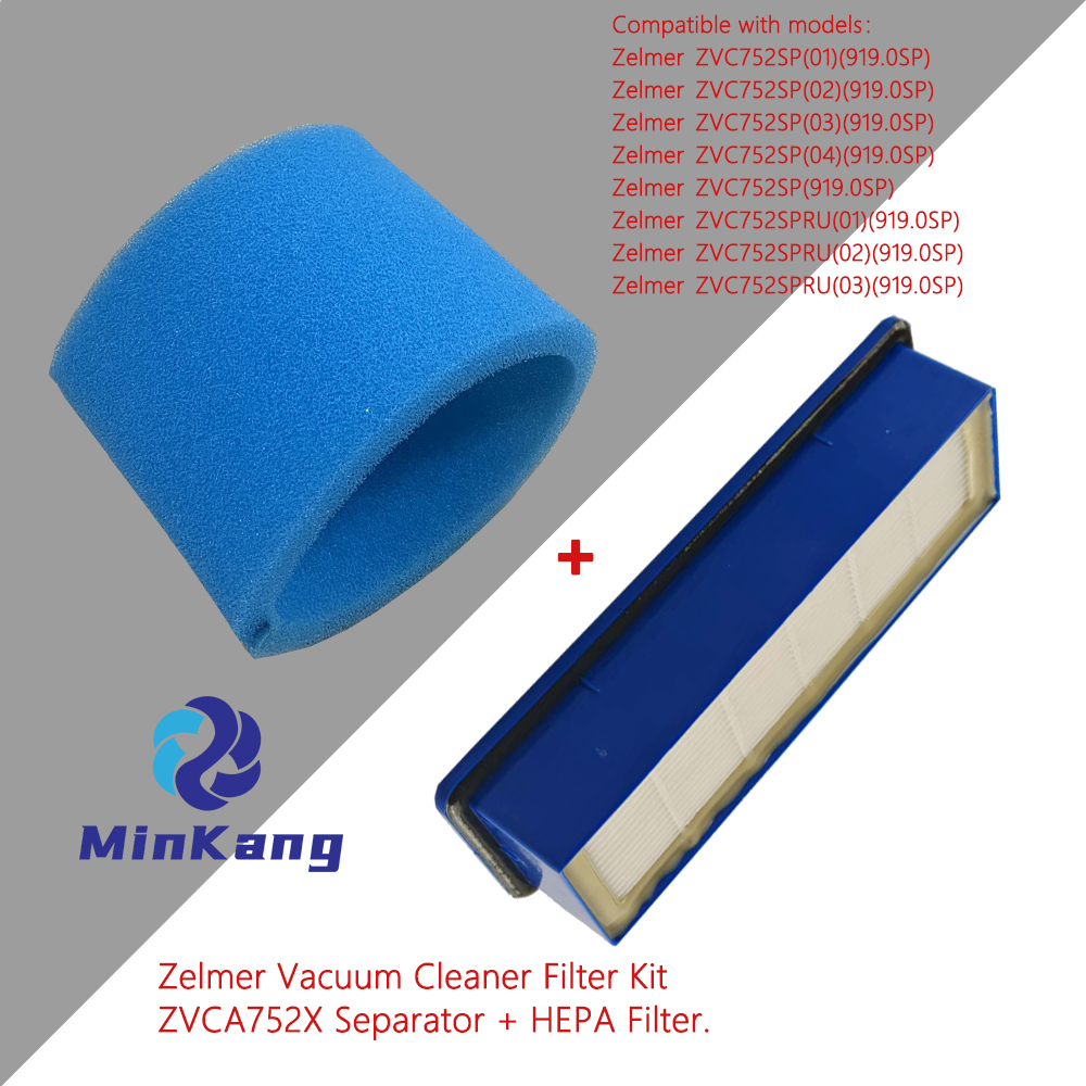 ZVCA752X 00797694 + Фильтр HEPA 00632555 Комплект фильтров для Zelmer Bosch Vacuum Cleamer 