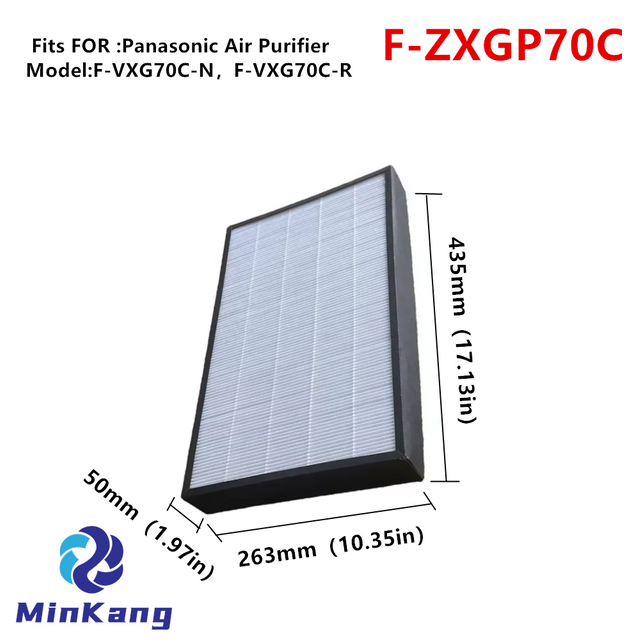 Индивидуальная замена фильтра очистителя воздуха HEPA премиум-класса для Panasonic F-VXG70C F-VXG70C-N F-VXG70C части очистителя воздуха