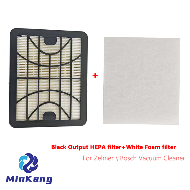 Выходной комплект фильтра HEPA+пенопласта для Zelmer Bosch Vacuum Cleamer 