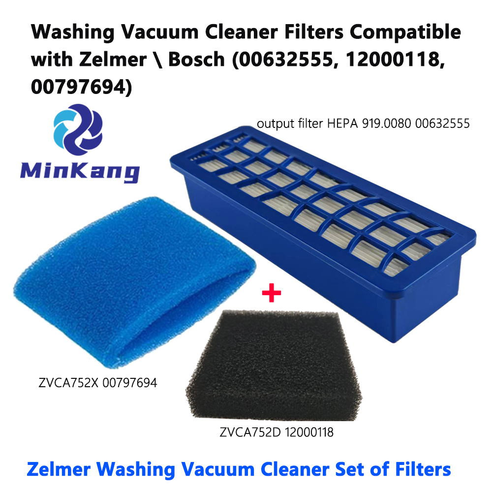  Flaying Vacuum Cleaner Filters, совместимые с Zelmer Bosch (00632555, 12000118, 00797694)
