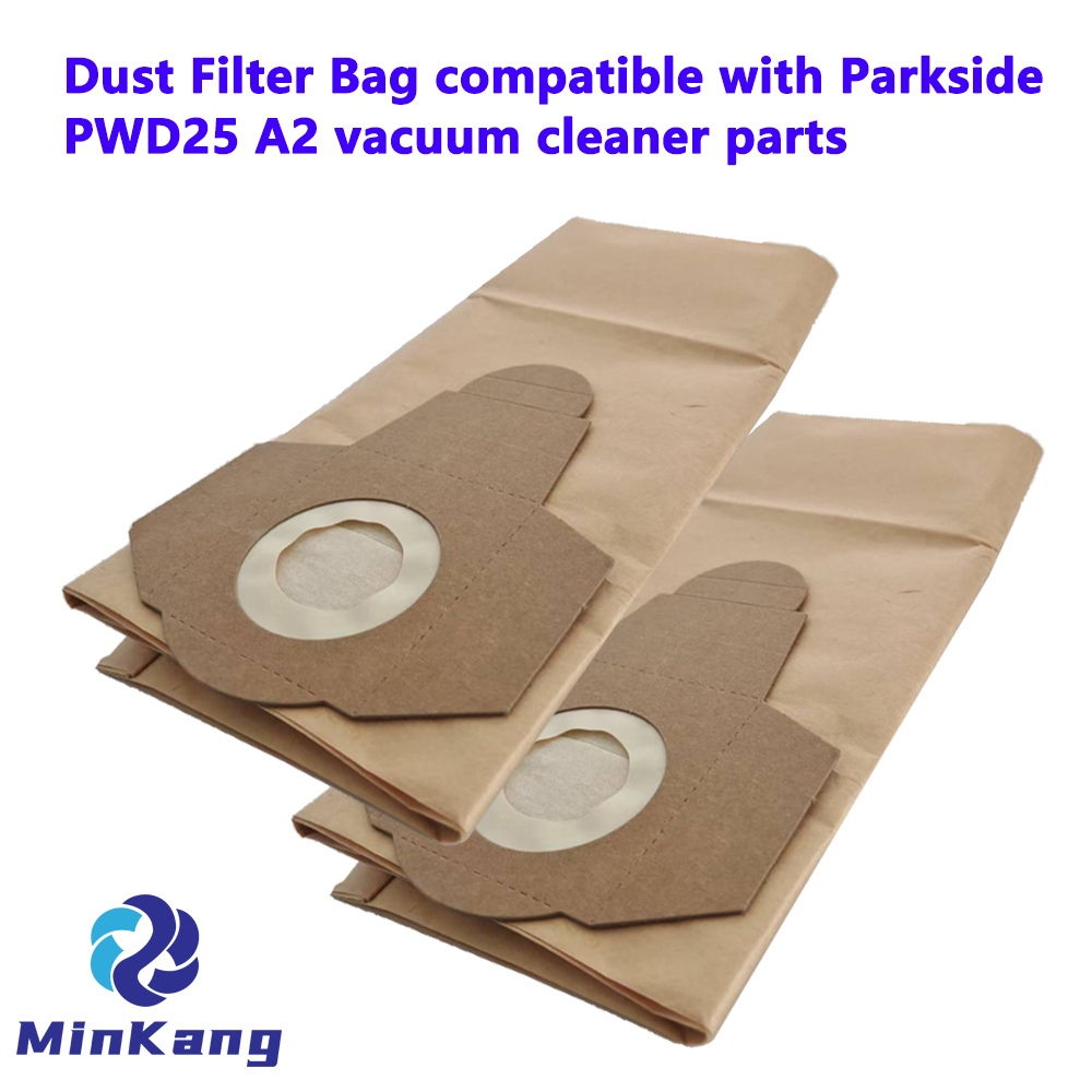 Сумка для фильтра в пыли для Parkside Pwd25 A2 Vacuum Cleamer 