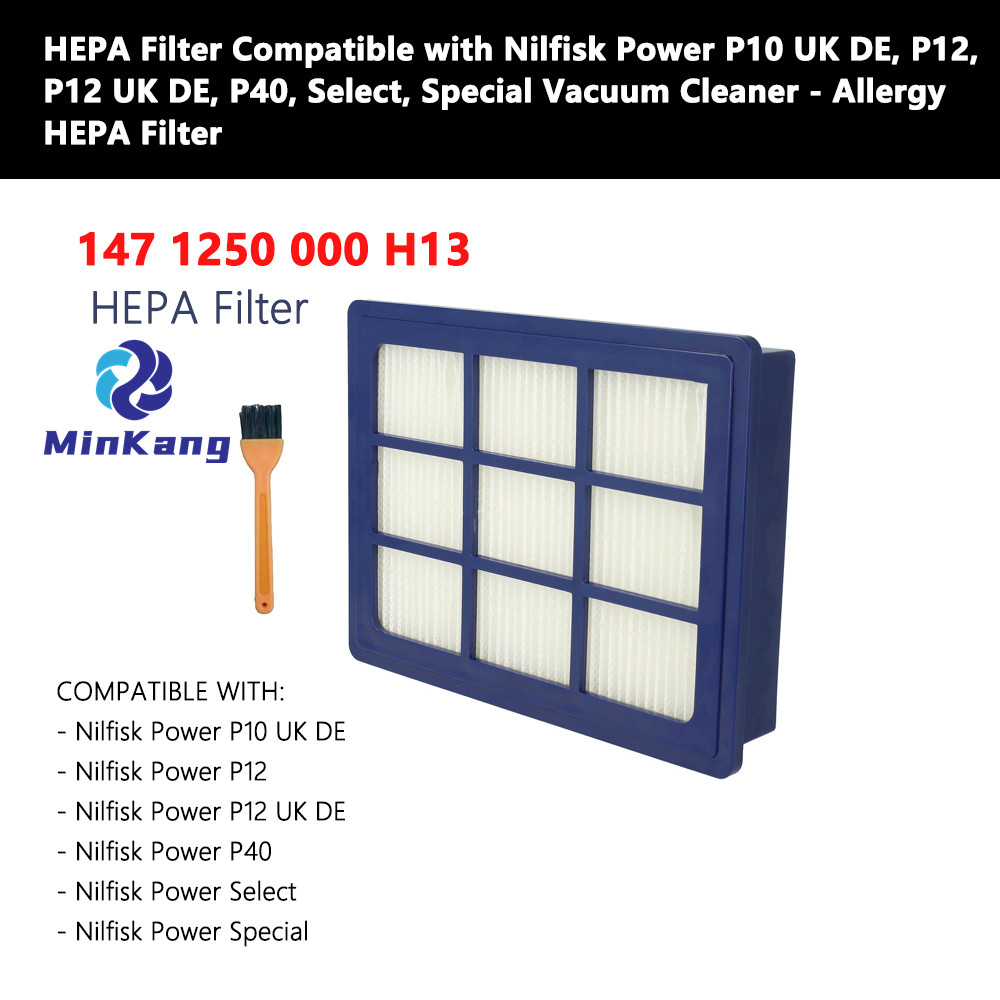 HEPA-фильтр для Nilfisk Power P10 UK DE, P12, P12 UK DE, P40, Select, специальный пылесос — антиаллергенный HEPA-фильтр