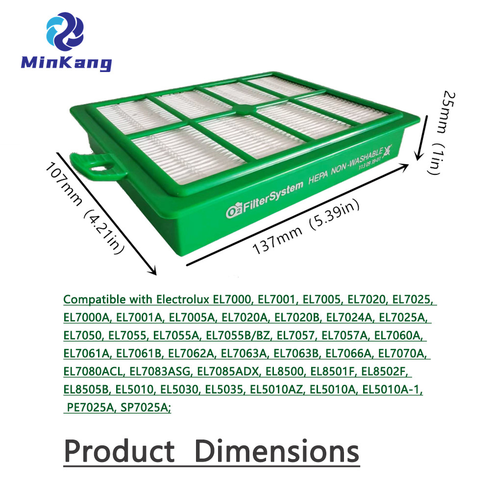 Сменный Hepa-фильтр S-Filter 1130939-01 для Electrolux EL012B EL012W подходит для вертикального пылесоса Harmony, Aptitude
