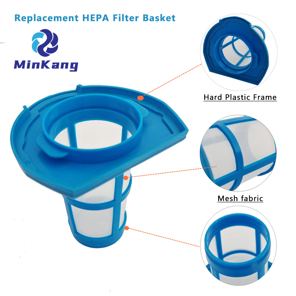 замена корзины HEPA -фильтры 