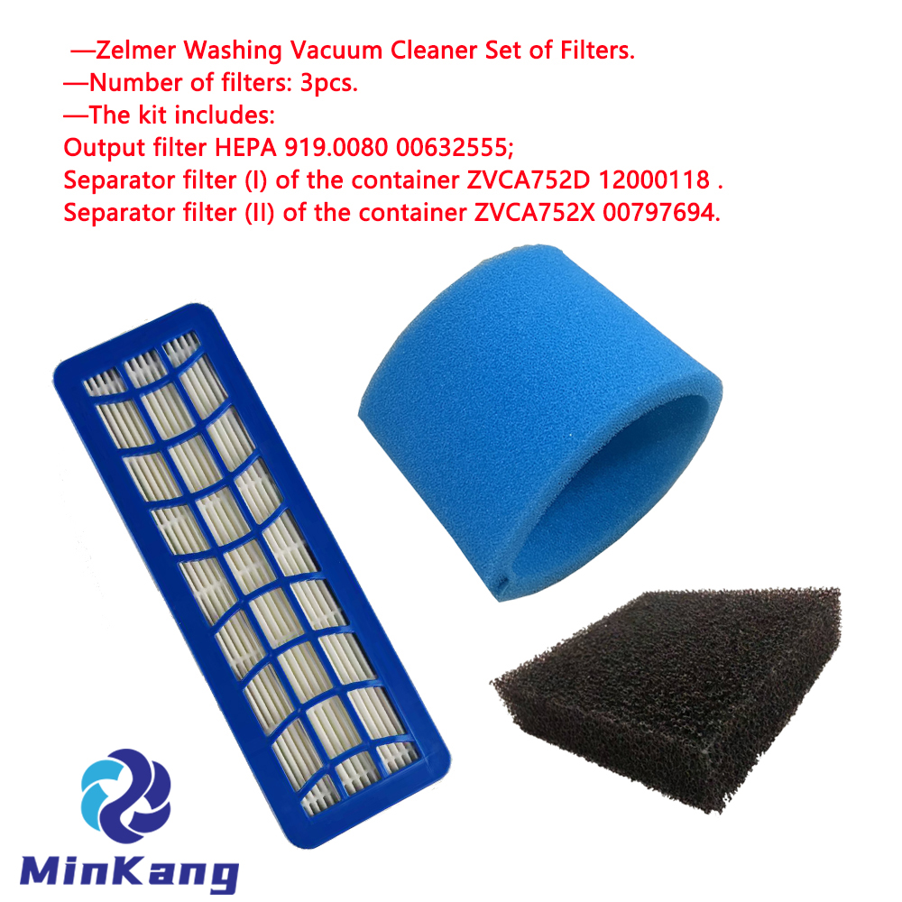  Flaying Vacuum Cleaner Filters, совместимые с Zelmer Bosch (00632555, 12000118, 00797694)