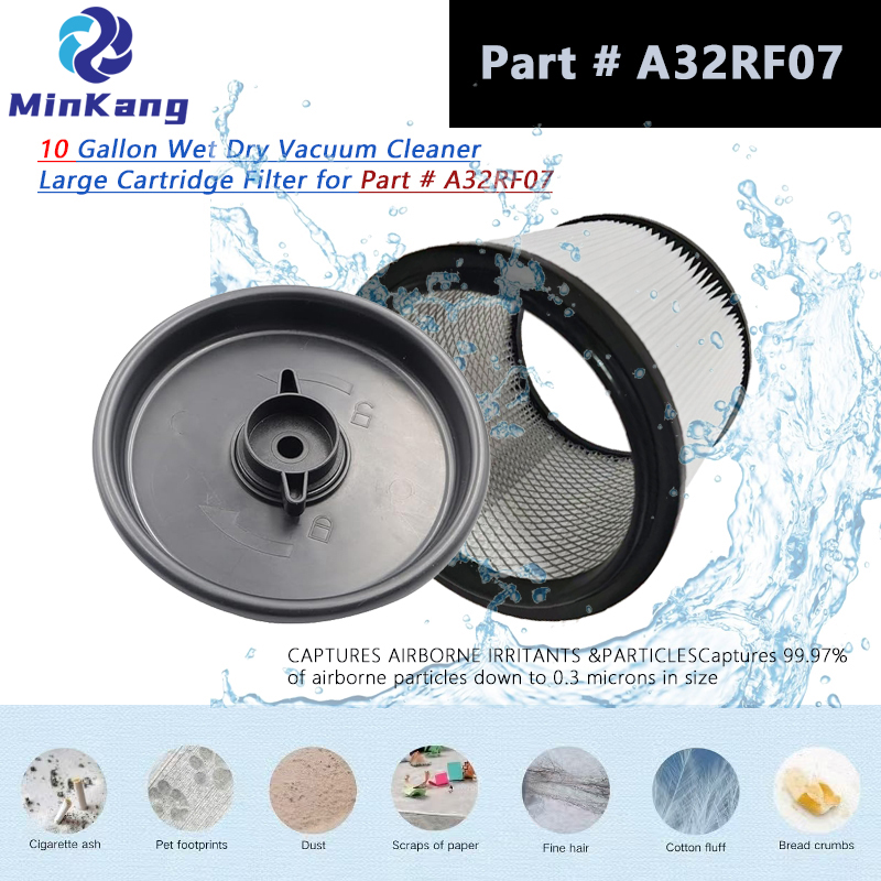A32RF07 Замена вакуумного фильтра для мытья для пылесоса RYOBI 10 галлонов для влажной и сухой уборки