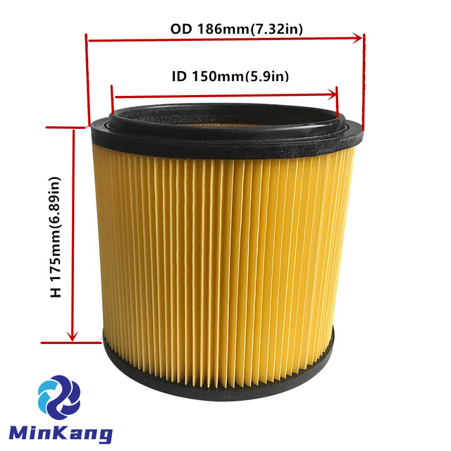 СТАНДАРТНЫЙ КАРТРИДЖНЫЙ вакуумный фильтр для пылесосов HART/Hyper Tough/ Shop-Vac и Vacmaster для влажной/сухой уборки