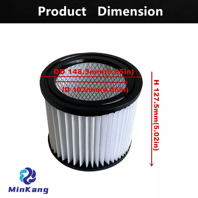 08-2551 Картриджный вакуумный фильтр HEPA для деталей пылесоса Stanley 5 галлонов для влажной/сухой уборки